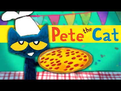 MerryMakers Pete the Cat Pizza Party Plush And Hardcover Book Set