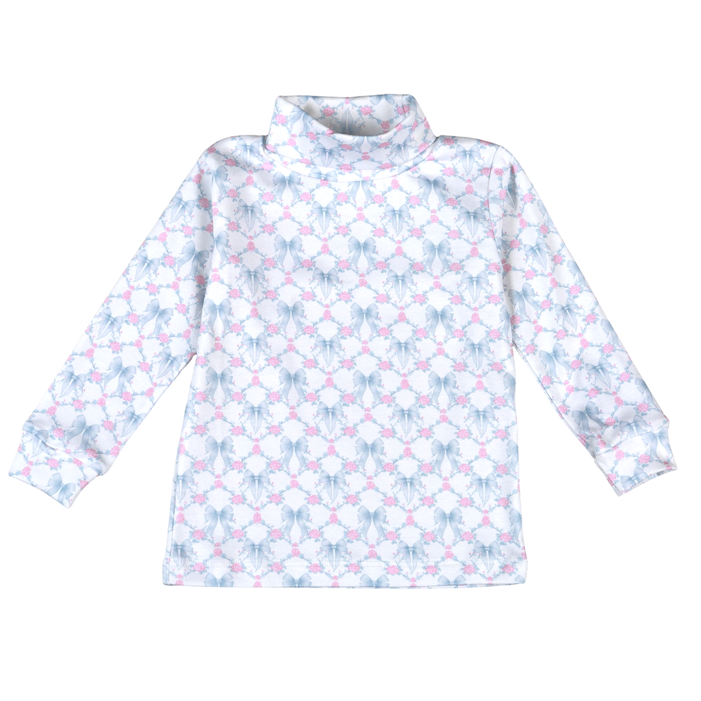 Baby Loren Blue Coquettes Pima turtleneck