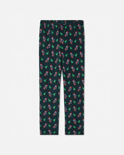 Goat USA Santa Thumbs Up AOP Pajama Pants Sage