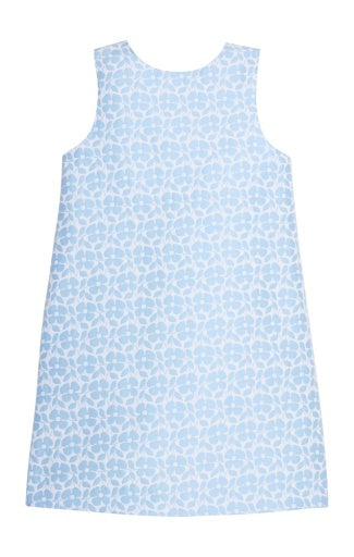 Biz Dress - Blue Jacquard - Persnickety Shop