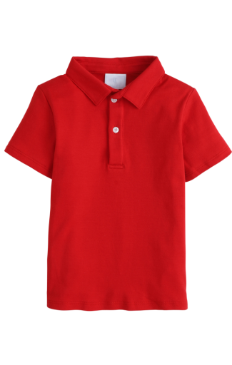 Short Sleeve Polo - Red - Persnickety Shop