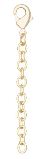 NECKLACE EXTENDER 2' LOBSTER GOLD METAL