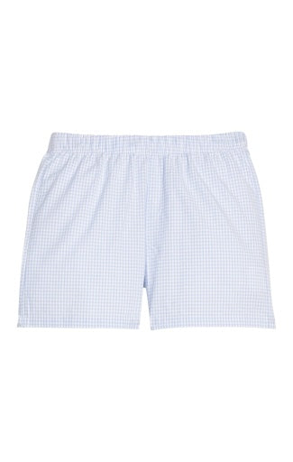 Basic Short - Light Blue Seersucker Gingham - Persnickety Shop