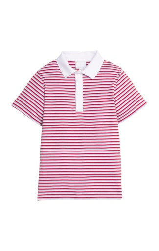 Short Sleeve Polo - Americana Stripe - Persnickety Shop