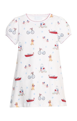 Printed T-Shirt Dress - Coastal Summer - Persnickety Shop
