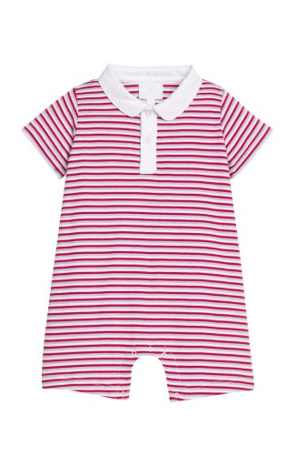 Peter Pan Polo Romper - Americana Stripe - Persnickety Shop