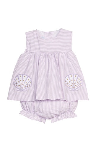 Applique Pocket Diaper Set - Sea Shells - Persnickety Shop