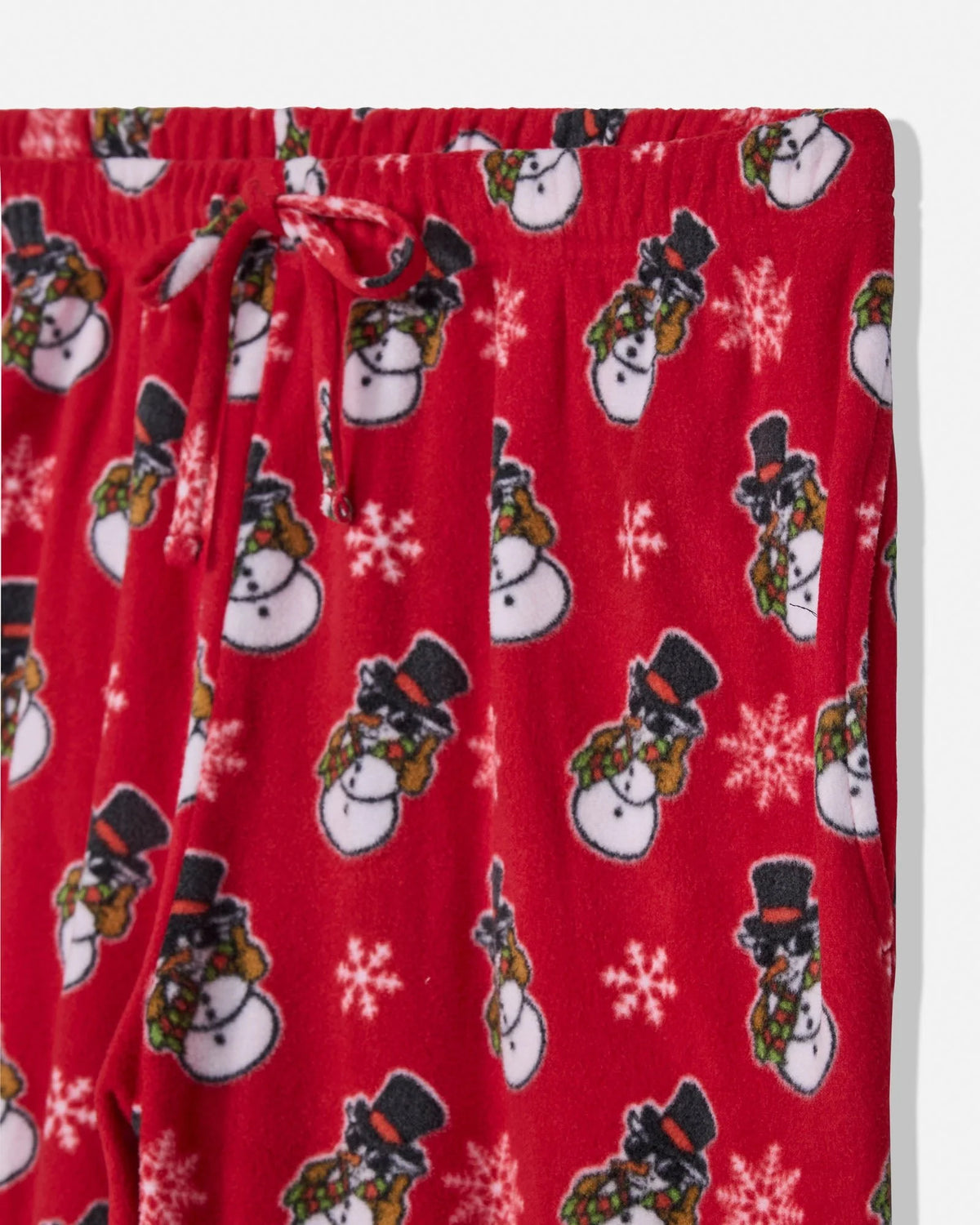 Goat USA Snowman Thumbs Up AOP Pajama Pants: RED - Persnickety Shop