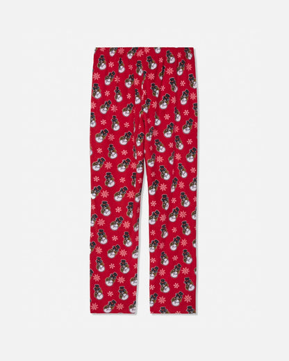 Goat USA Snowman Thumbs Up AOP Pajama Pants: RED - Persnickety Shop