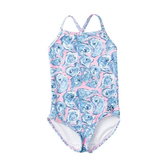 PRE ORDER PRODOH Girls' Spring Tides Bow Back One Piece Swimsuit - Persnickety Shop
