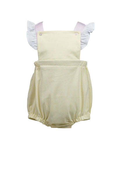 The Proper Peony | Yellow Stripe Girl Bubble - Persnickety Shop