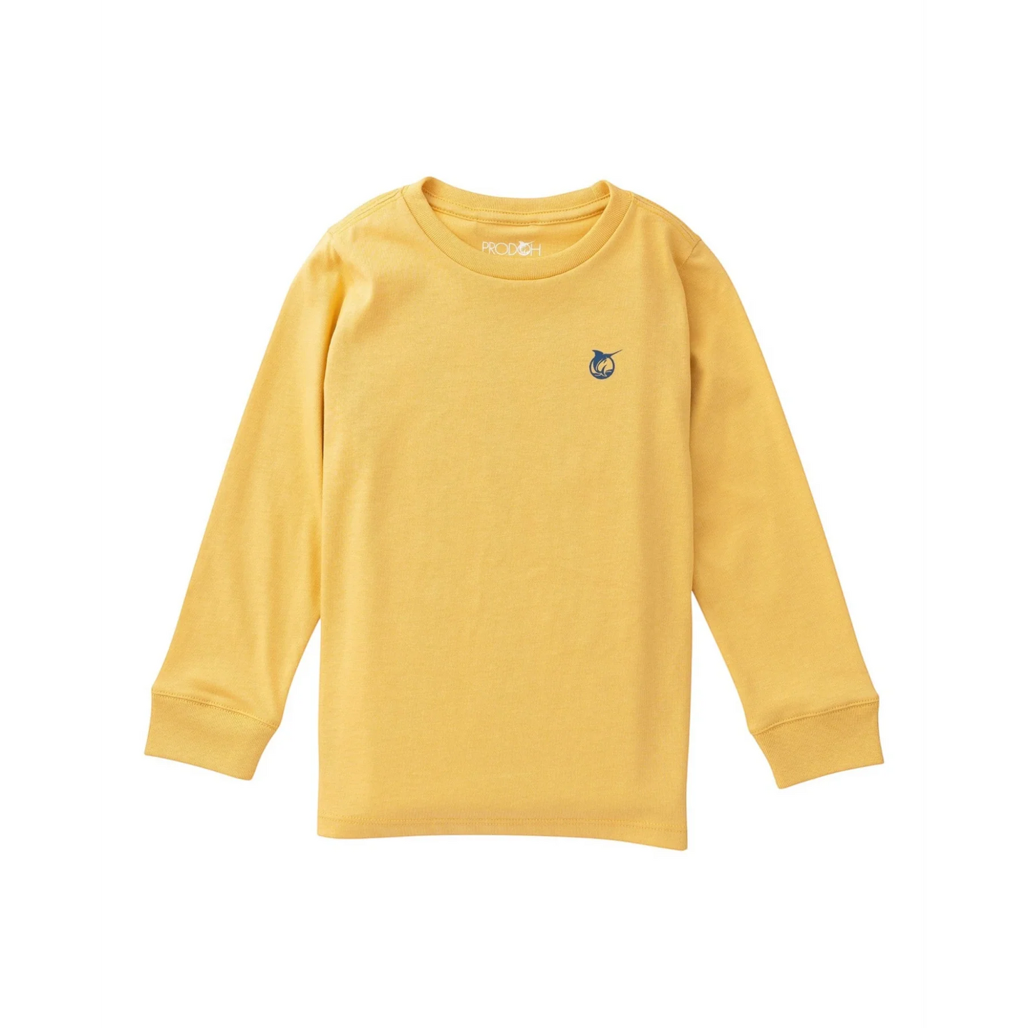PRODOH Kid's Long Sleeve Cotton T-shirt in Ochre