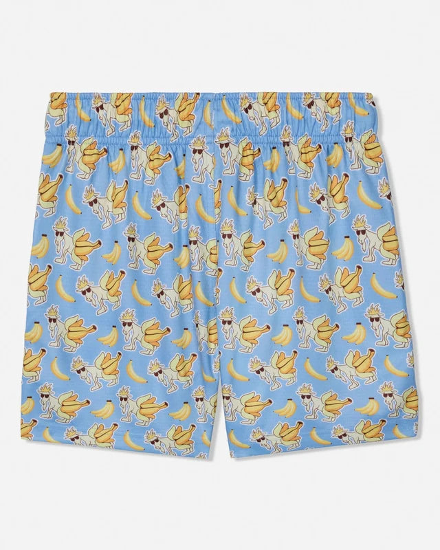 Goat Boys' Banana Split AOP Mesh Shorts Carolina Blue