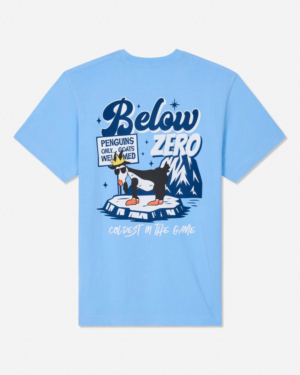 Goat Kids Below Zero T-shirt Carolina Blue - Persnickety Shop