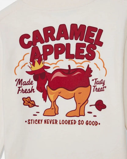 Goat Kids' Caramel Apples Long Sleeve Shirt Bone