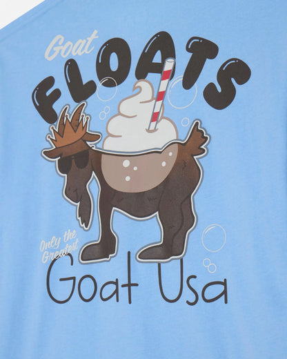 Goat Kids' GOAT Floats T-Shirt Blue