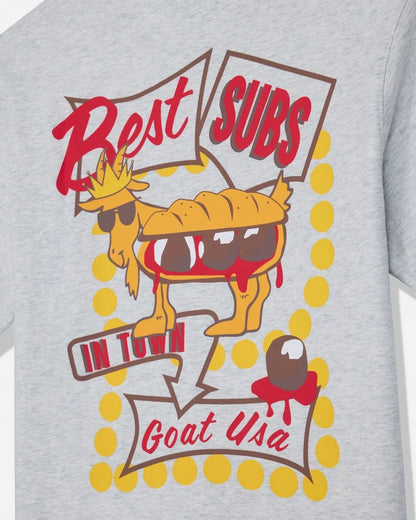 Goat Kids' GOAT USA Subs T-Shirt Pale Gray Heather
