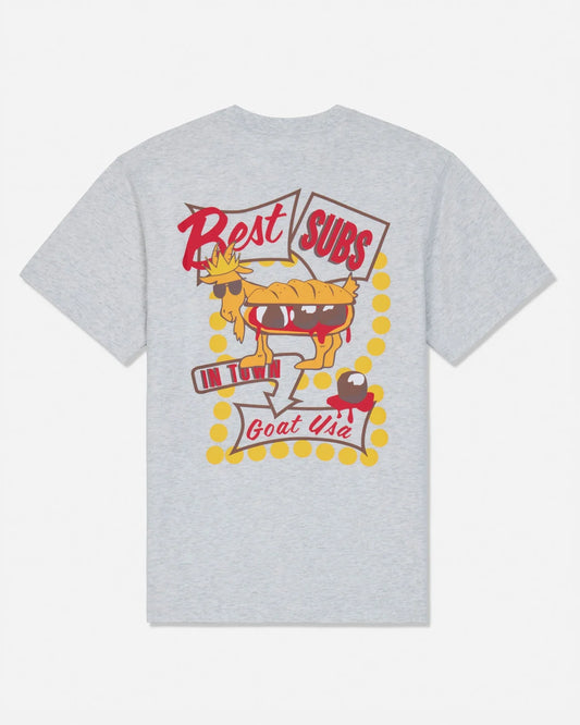 Goat Kids' GOAT USA Subs T-Shirt Pale Gray Heather