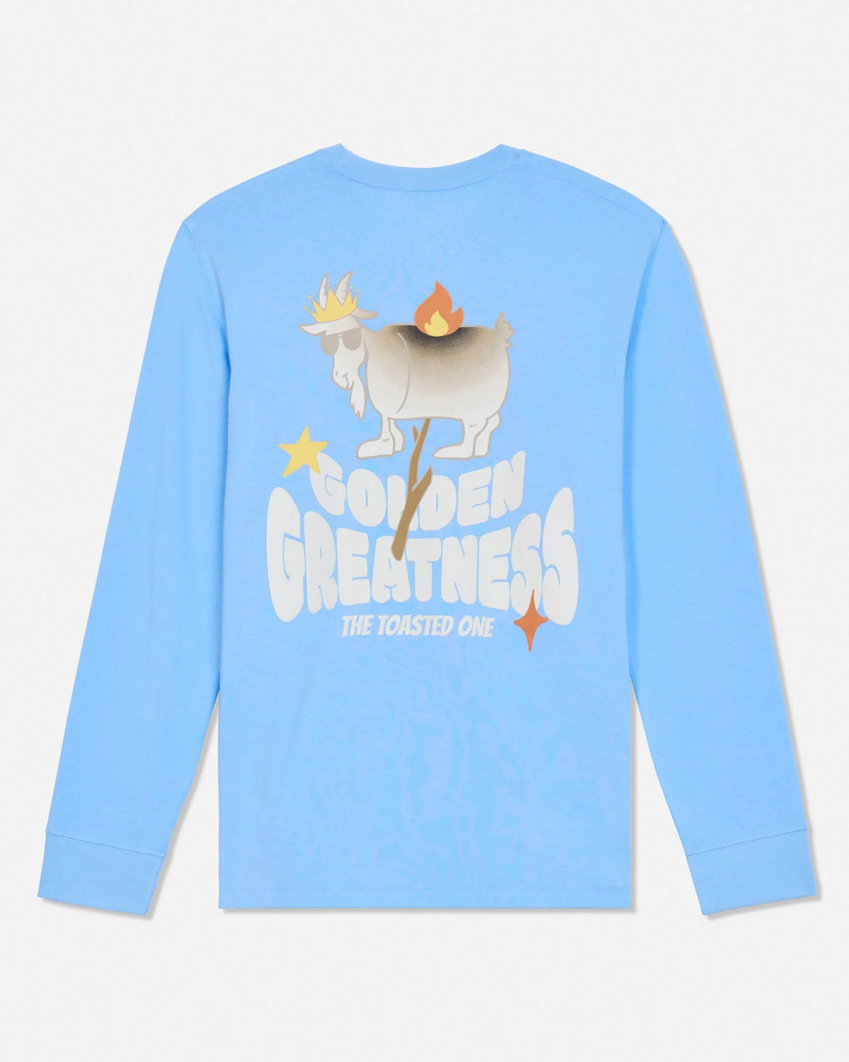 Goat Kids' Golden Greatness Long Sleeve Shirt Carolina Blue