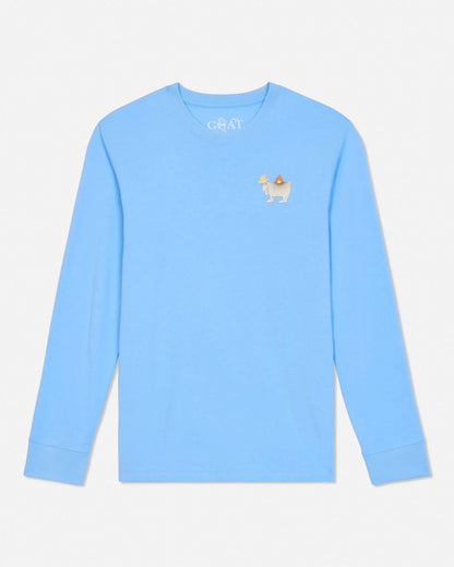 Goat Kids' Golden Greatness Long Sleeve Shirt Carolina Blue