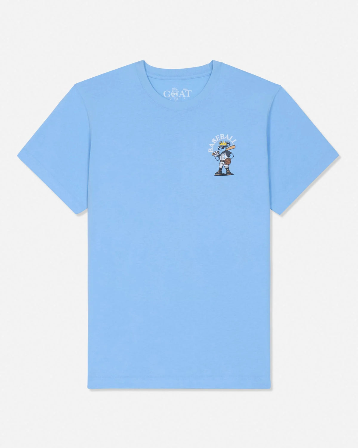 Goat Kids' Most Valuable GOAT Baseball T-Shirt Carolina Blue