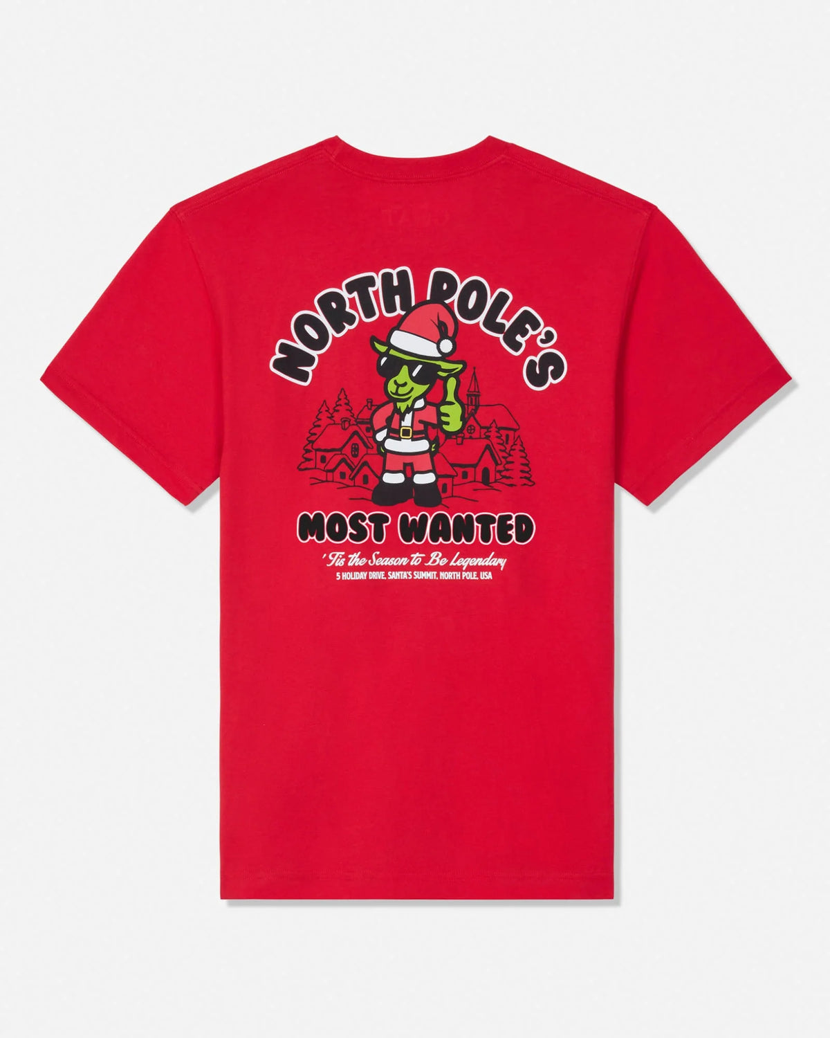 Goat Kids Most Wanted T-shirt: Enduring Red - Persnickety Shop