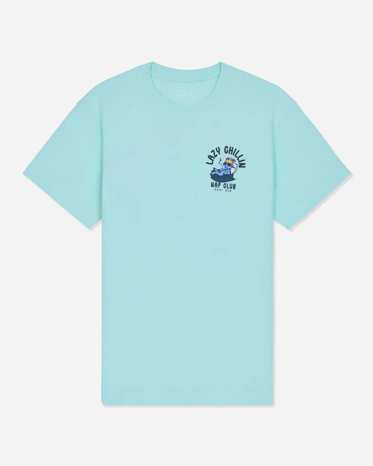 Goat Nap Club Graphic Tee Mint Toddler and Kids