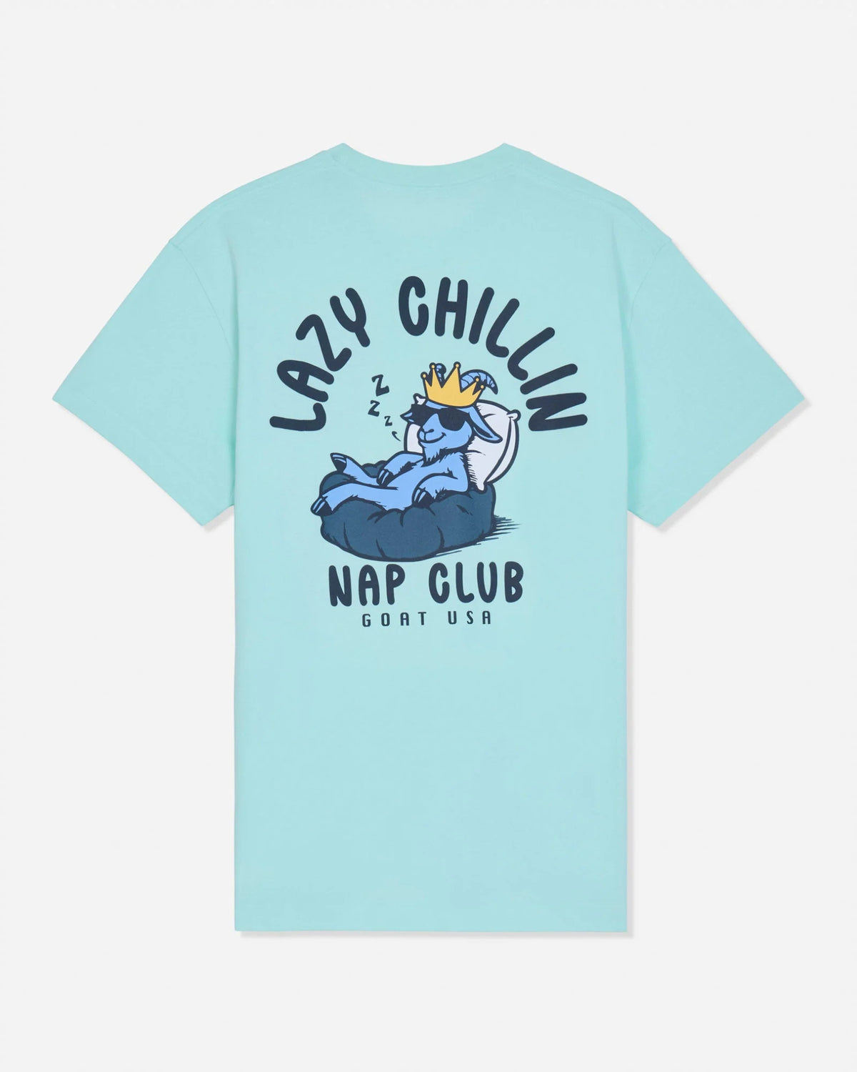 Goat Nap Club Graphic Tee Mint Toddler and Kids
