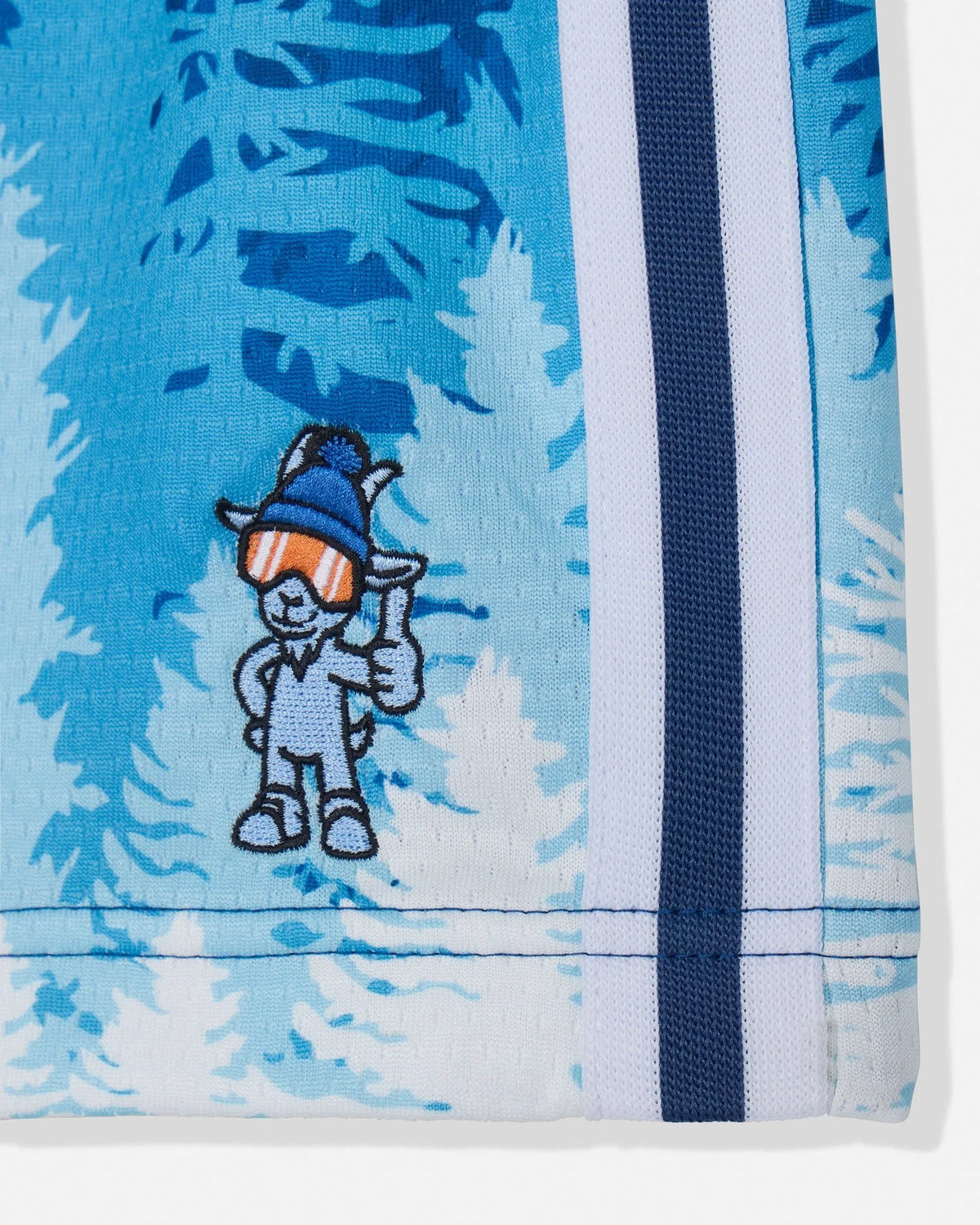 Goat Boys Thumbs Up Woods Mesh Shorts Navy - Persnickety Shop