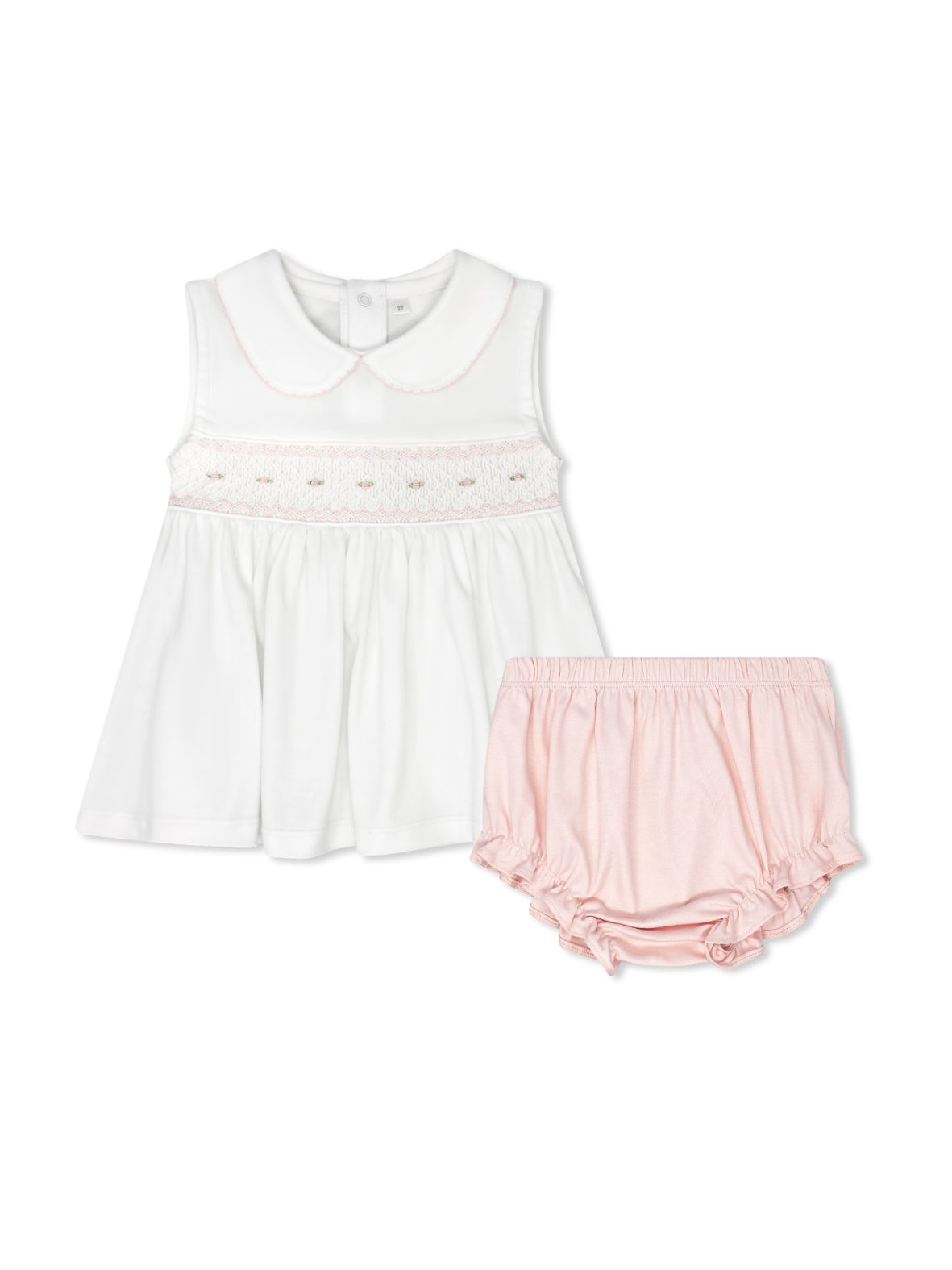 ROSE DIAPER SET- PALMER PINK PIMA, FLOWERS - Persnickety Shop