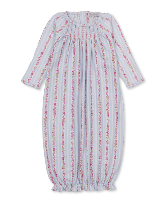 Kissy Kissy Light Blue Rose Renaissance Smocked Sack - Persnickety Shop