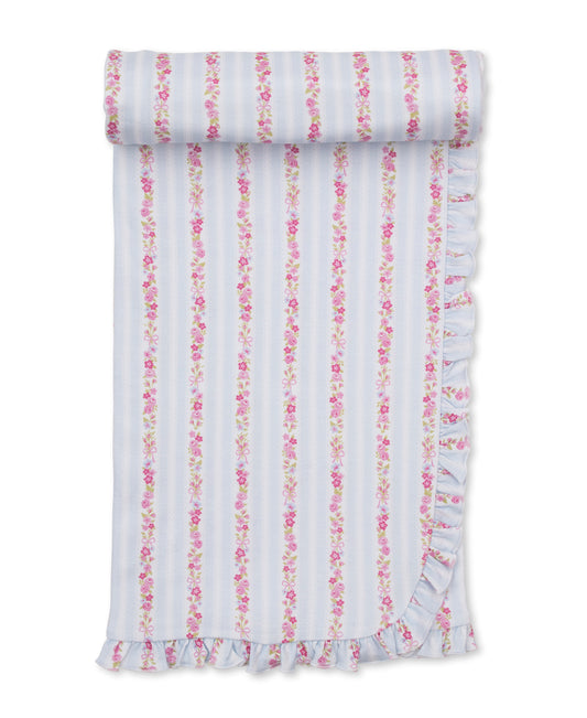 Kissy Kissy Light Blue Rose Renaissance Blanket - Persnickety Shop