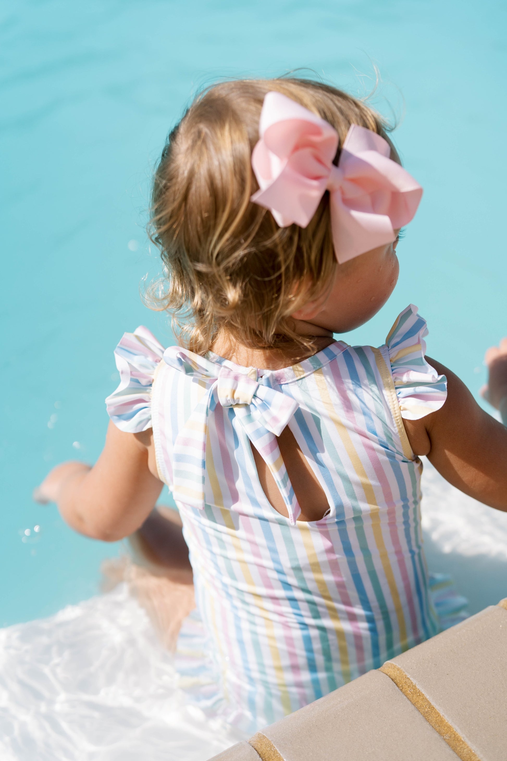 LOTTIE SWIMSUI- SORBET STRIPES - Persnickety Shop