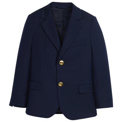 Little English Classic Wool Blazer - Navy