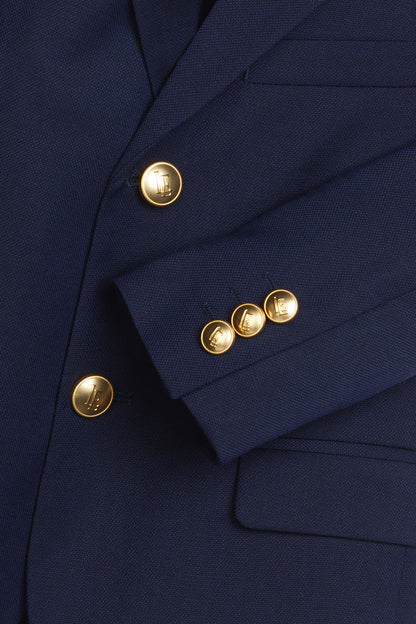 Little English Classic Wool Blazer - Navy