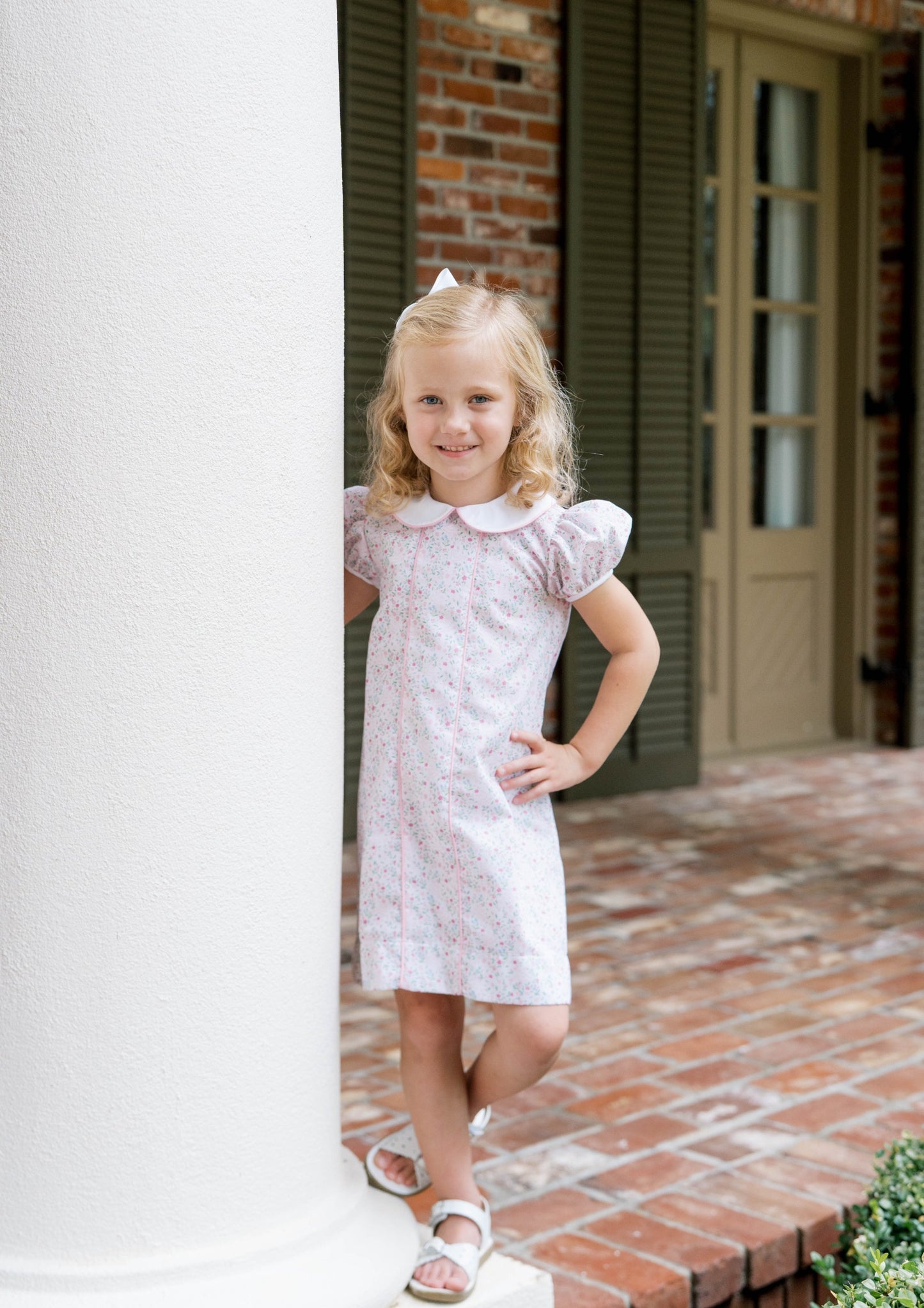 JOSIE DRESS- BELLE BUNNY FLORAL - Persnickety Shop