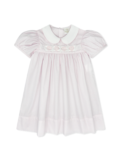 RUTH RIBBON DRESS- CLASSIC PINK WINDOWPANE (Copy) - Persnickety Shop