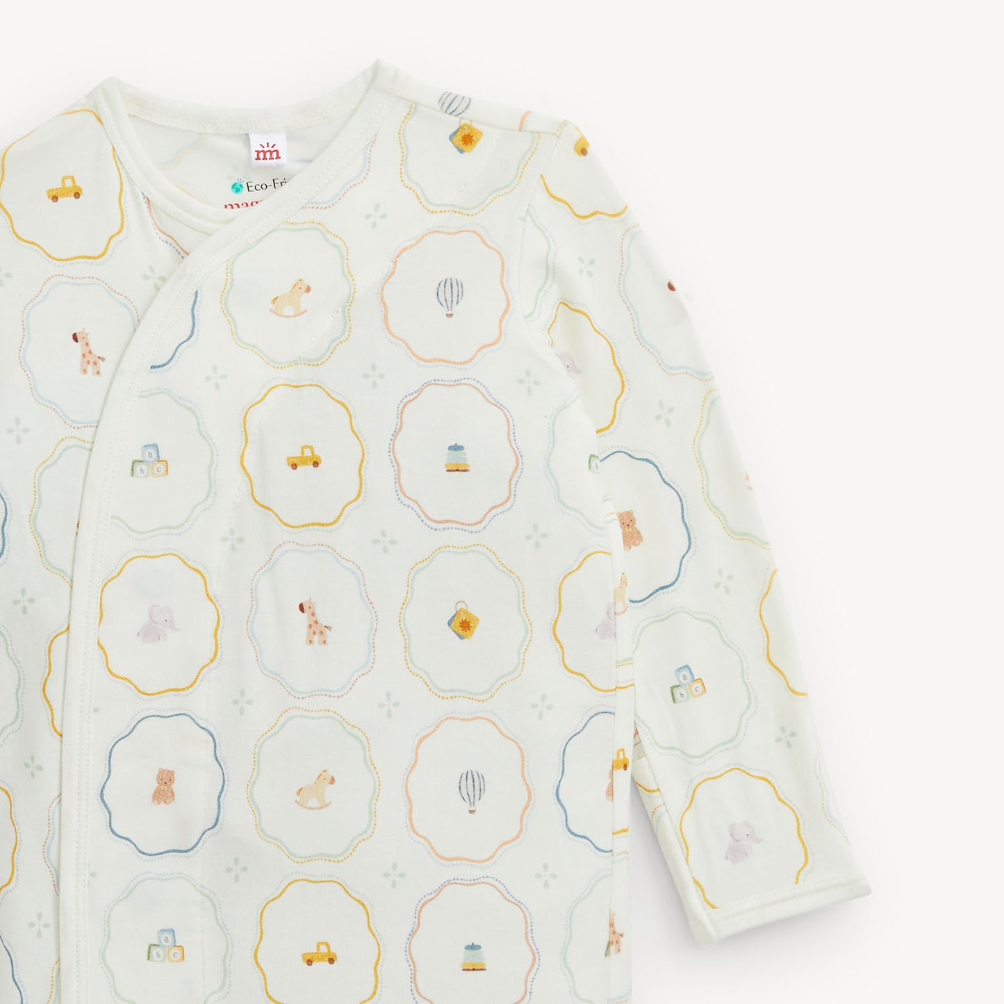 PREORDER Nursery Magic Cream Modal Gown+hat Set Magnetic Me