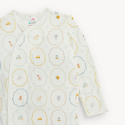 PREORDER Nursery Magic Cream Modal Gown+hat Set Magnetic Me