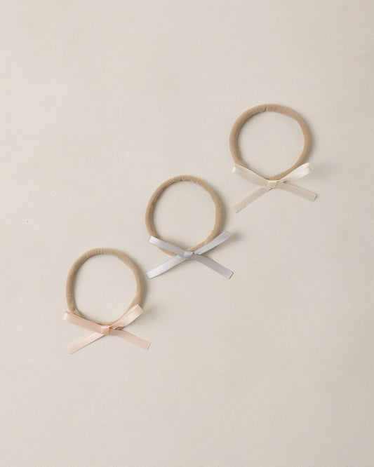 Baby Bow Headbands Mist by Noralee - Persnickety Shop