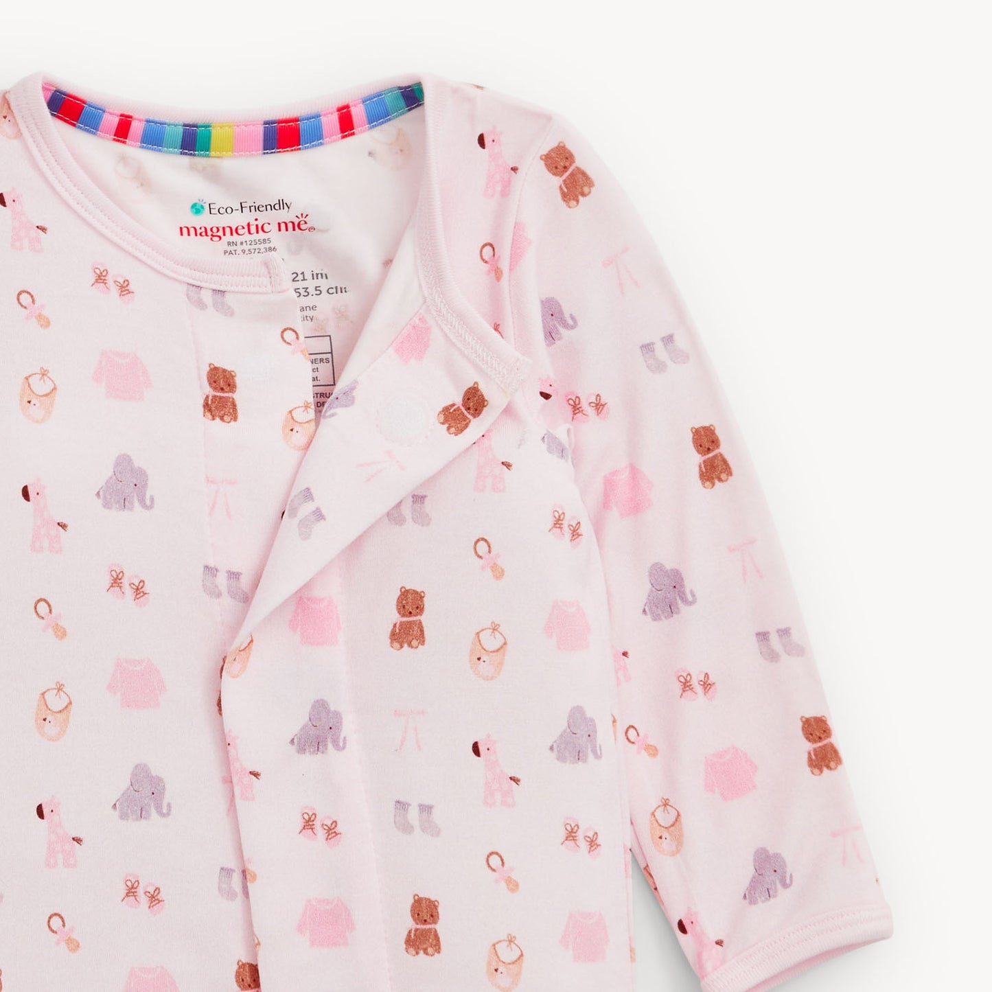 PREORDER Nursery Nostalgia Pink Modal Footie Magnetic Me