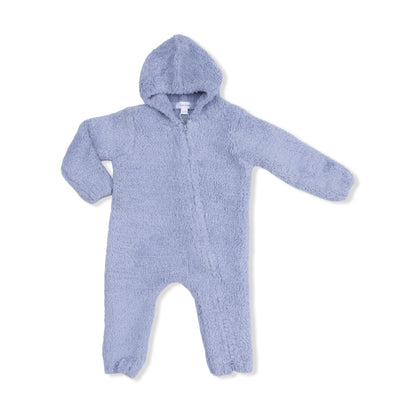 PREORDER  Angel Dear Chenille - Dusty Blue Hooded Romper