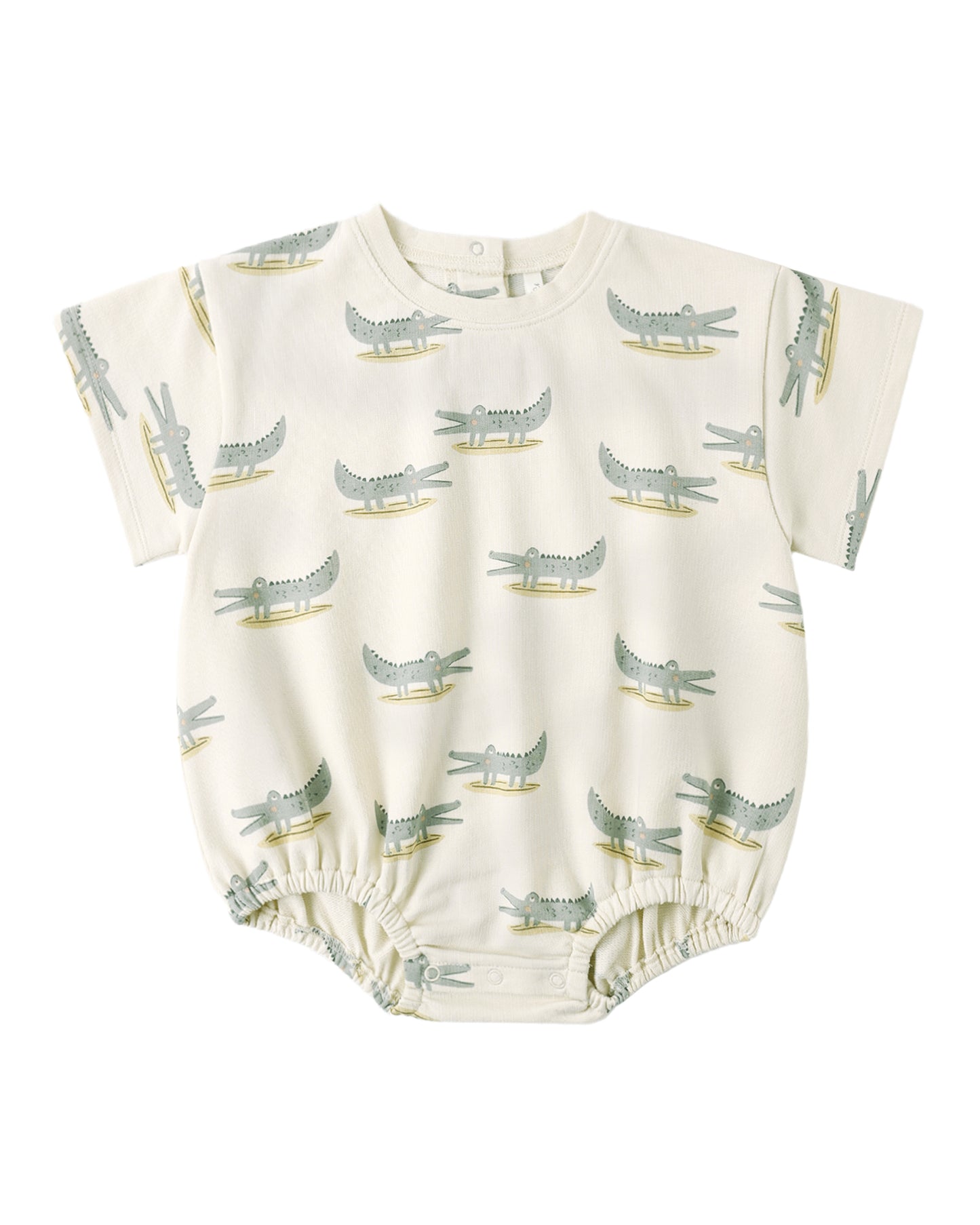 RELAXED BUBBLE ROMPER ALLIGATORS - Persnickety Shop