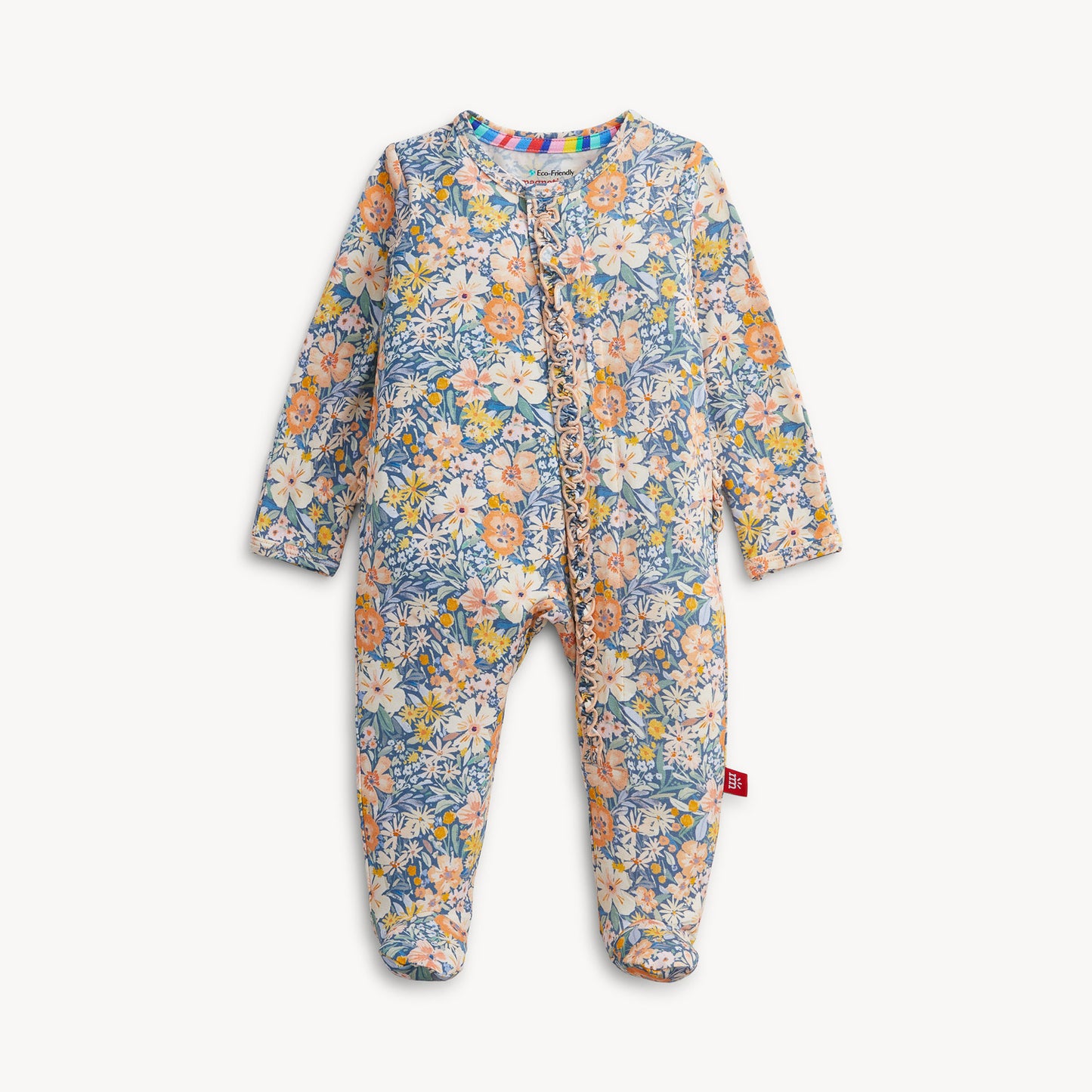 PREORDERFlora Modal Ruffle Footie Magnetic Me