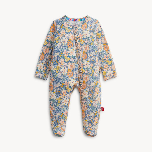 Magnetic Me Flora Modal Ruffle Footie