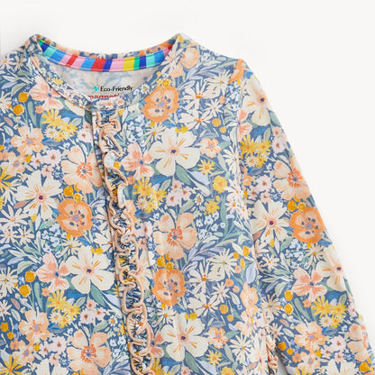 PREORDERFlora Modal Ruffle Footie Magnetic Me