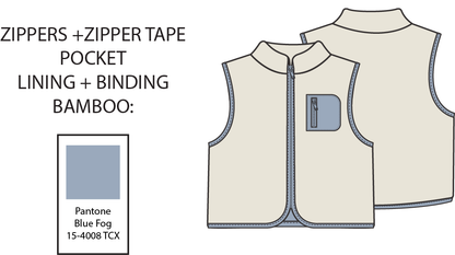 Angel Dear Sherpa - Zip Vest