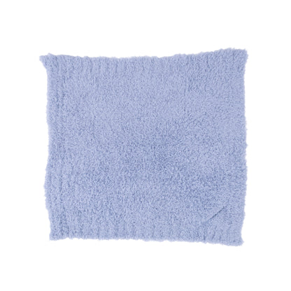 PREORDER Angel Dear Mini Chenille Blanket With Striped Texture - Dusty Blue
