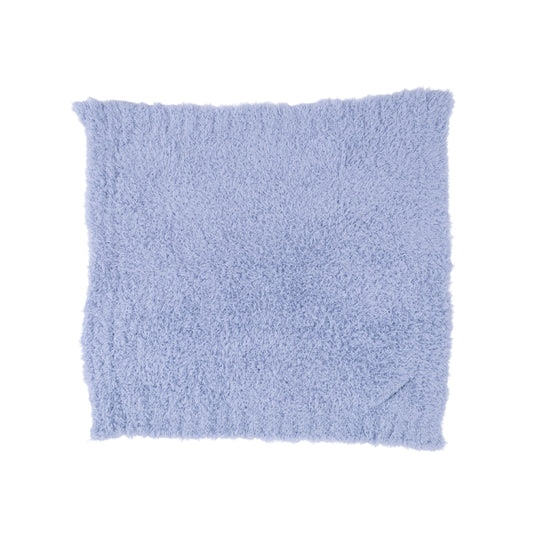 PREORDER Angel Dear Mini Chenille Blanket With Striped Texture - Dusty Blue