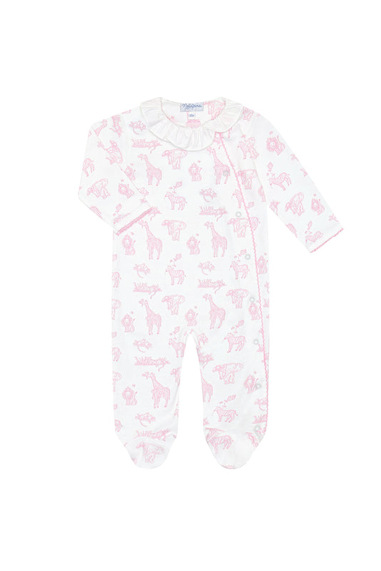 Nellapima PINK SAFARI CROSSOVER FOOTIE - Persnickety Shop